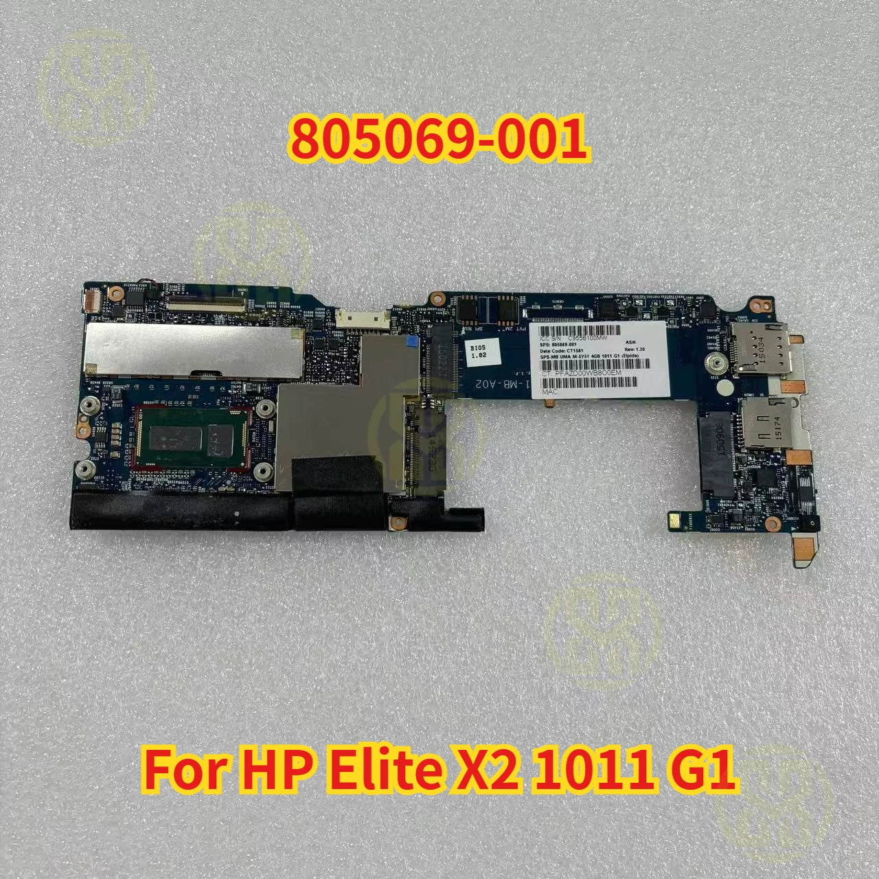805069-001 HP Elite X2 1011 G1 Laptop Motherboard UMA M-5Y51 4GB Test