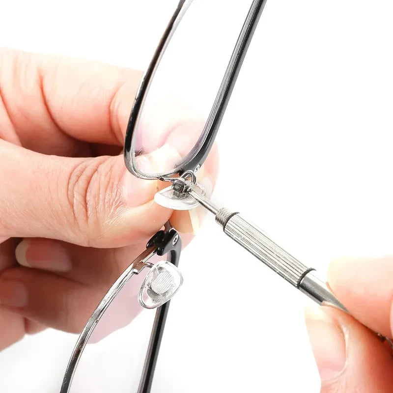 Precision Eyeglass & Watch Screwdriver Repair Kit + Keychain