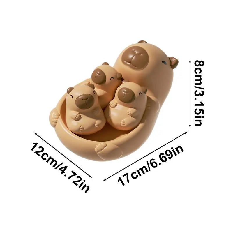 Bath Toys For Kids Soft Bathtub Capybara Toy For Babies Floating Interactive Water Play Capybara Animal For Shower Pool Beach Zpaxo