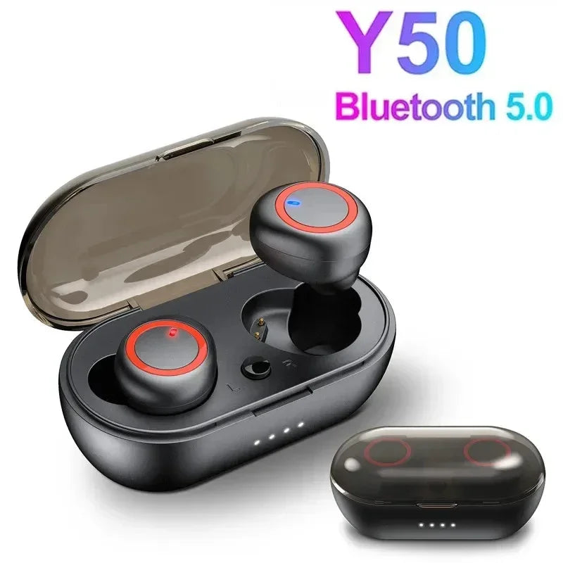 Y50 TWS Wireless Headphones Sport Earphone 5 0 Bluetooth Gaming