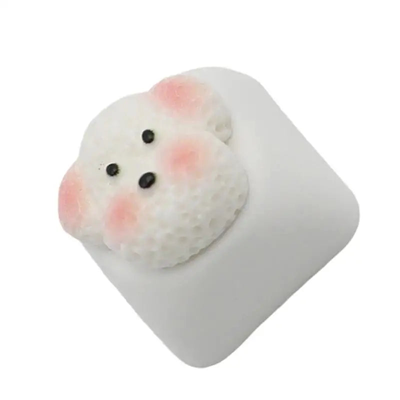 652F Dog Resin Keycap Unique Durability for Mechanical Keyboard Keycaps Zpaxo