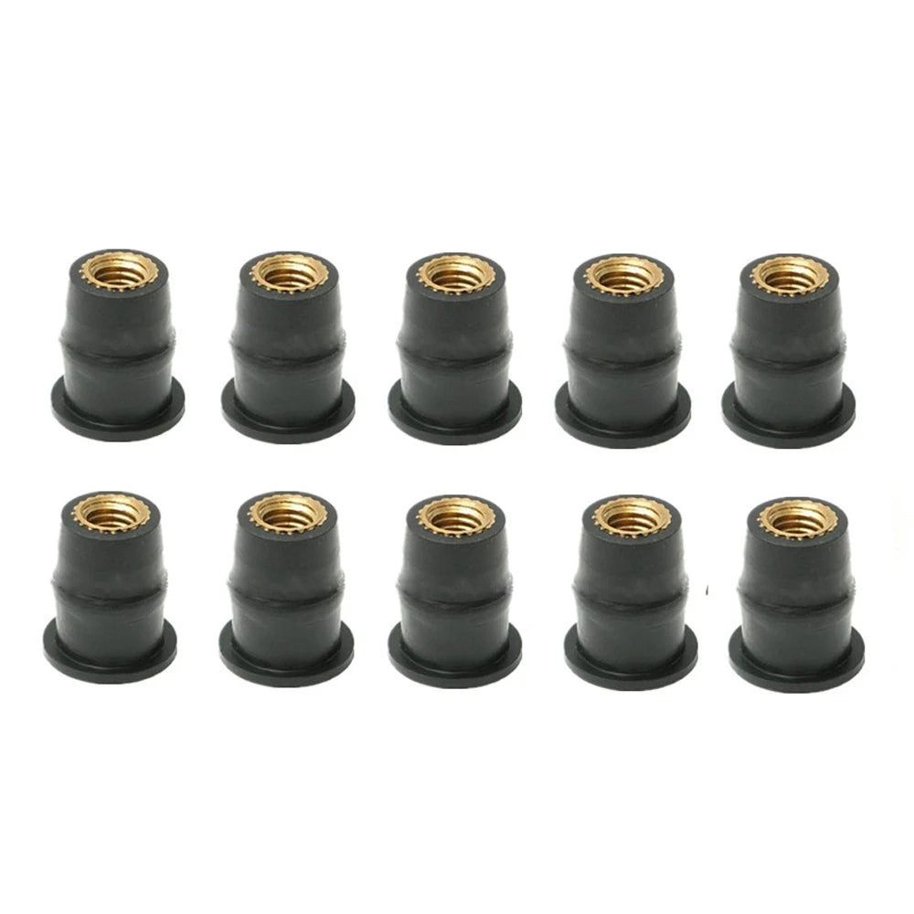 Metric Wellnut Fairing Cowl Fastener Honda M4 M5 M6 Windshield Screws Zpaxo M5