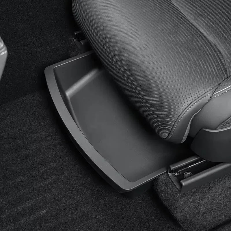 TPE Under-Seat Storage Drawer – Tesla 2026 Model Y 6-Seat