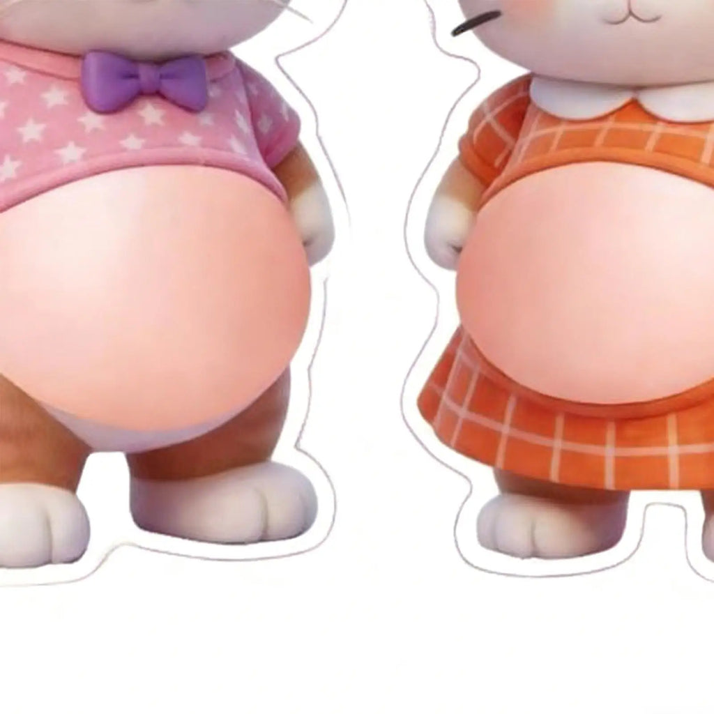 3D Squeeze Puppy Cartoon Stickers – Kids Party Favor Decor Cartoon Sticker Set Zpaxo