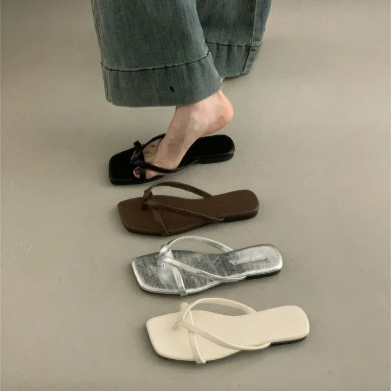 Flip-flops Women 20265 Summer Outside Wear Holiday Seaside Flat