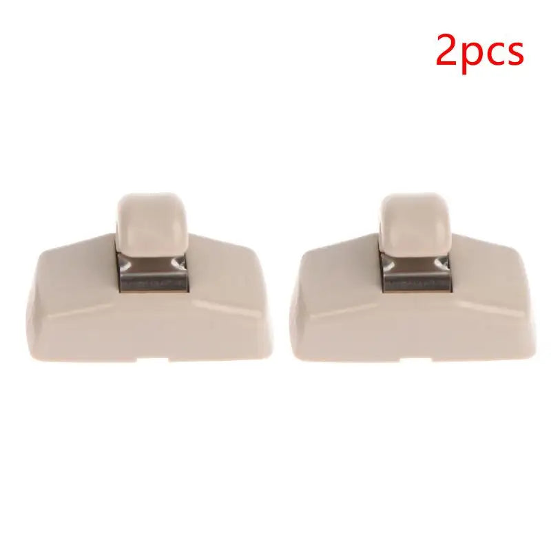 Universal Car Sun Visor Hook Clip Bracket Hanger Compatible Interior Zpaxo Beige