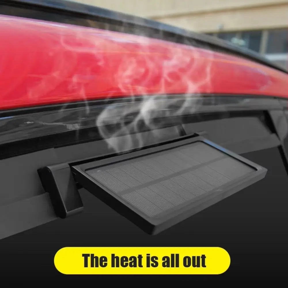 Solar Charging Auto Cooling Fan Assisted Ventilation Car Air Cooler Zpaxo