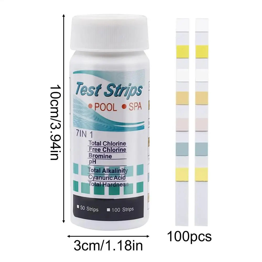 1 Chlorine PH Alkalinity Test Strips Accurate Multipurpose Water