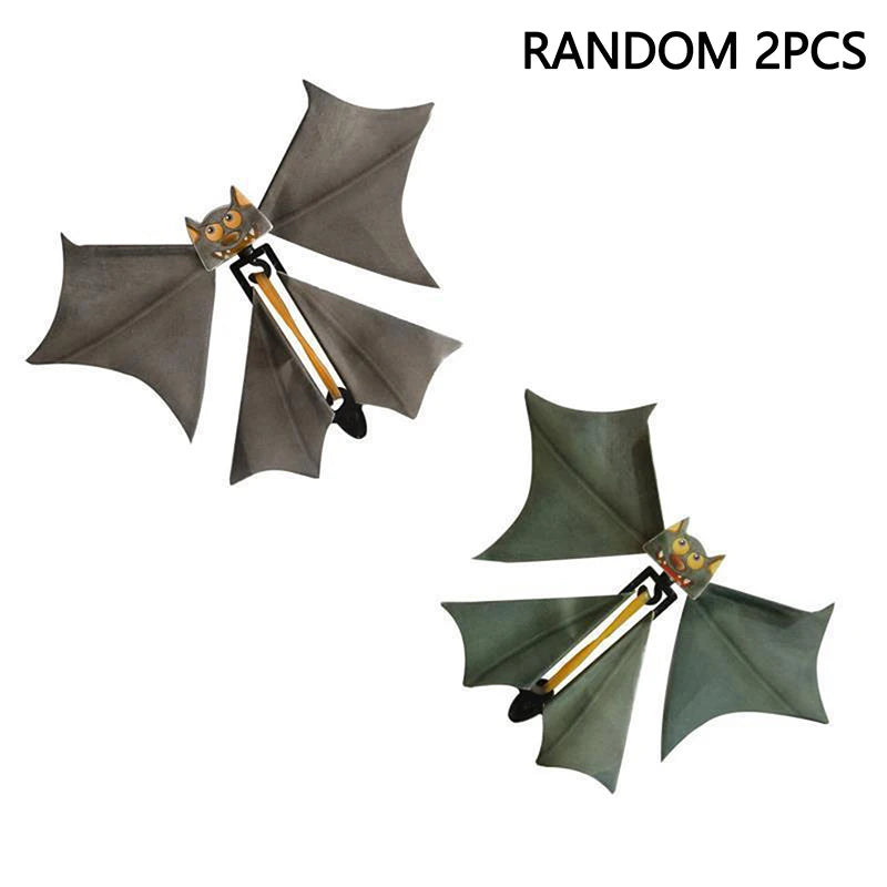 Funny Halloween Toy Flying Bat Prank Fairy Realistic Bookmark