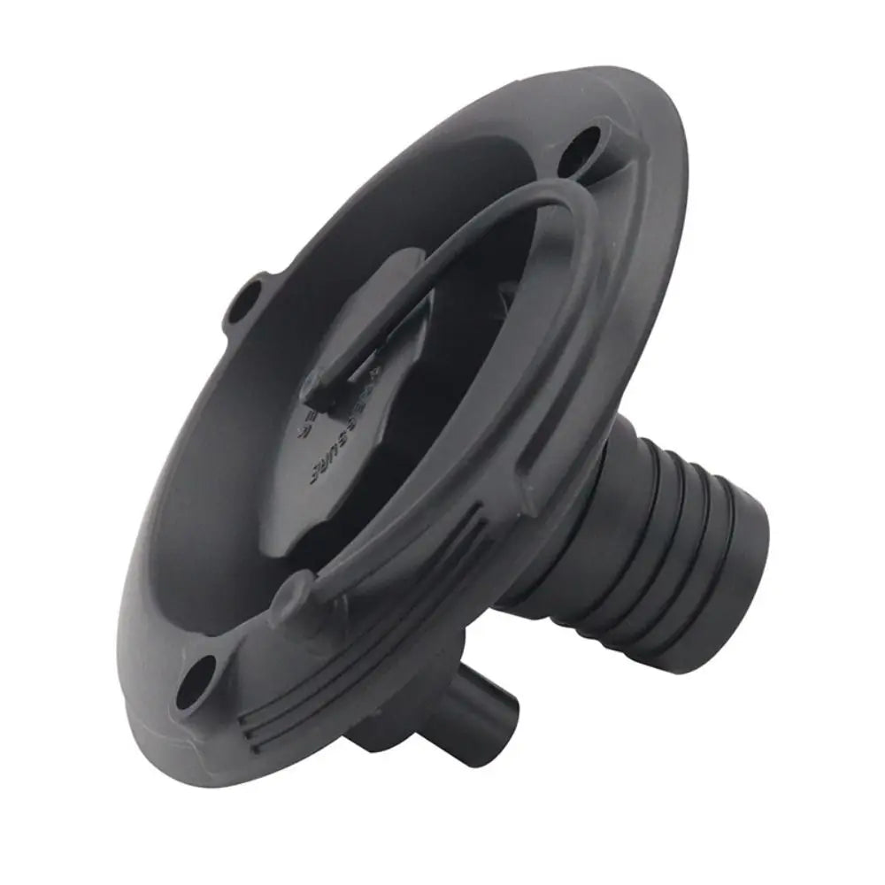 Black RV Gravity Water Inlet Plastic Round Fresh Fill Hatch Trailer Zpaxo