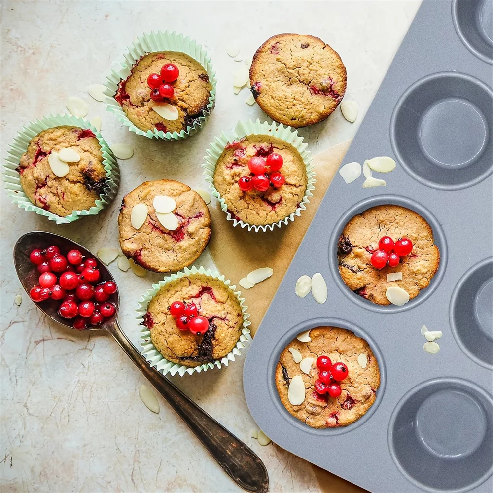 Nonstick Silicone Mini Muffin Pan Baking Pans Food Grade Cupcake Zpaxo