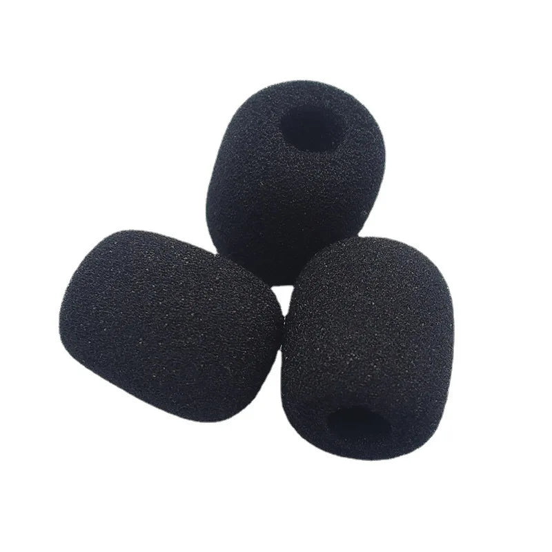 Soft Elastic Sponge Microphone Head Cover Headset Collar Mic Zpaxo
