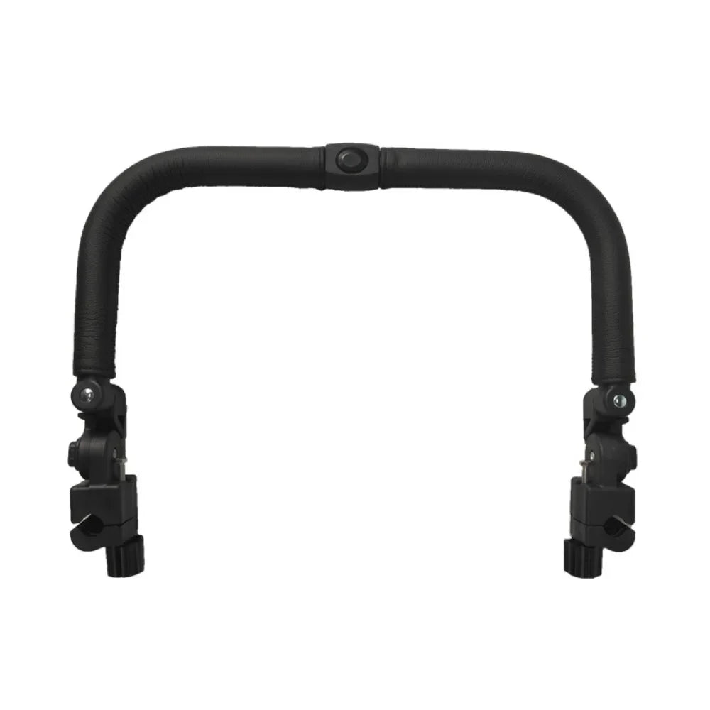 PU Cover Handle Baby Stroller Accessories Handlebar Stroller Fence Armrest Bumper Bar EVA Solid Color Pushchair Front Bumper Zpaxo Black