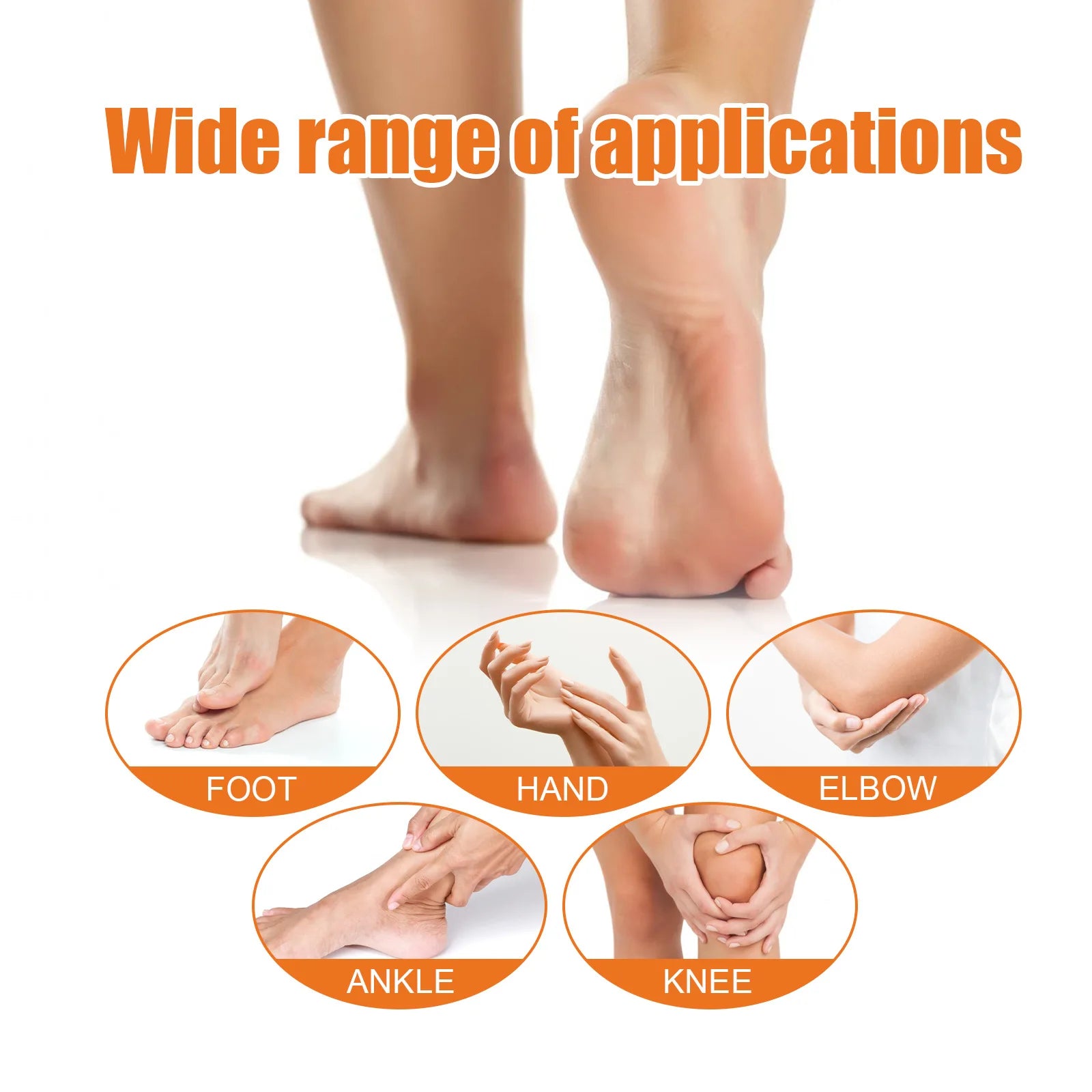 Orange Oil Foot Peeling Spray – Exfoliate & Soften Cracked Heels Foot Exfoliating Spray Zpaxo