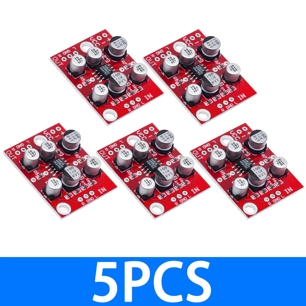 5V-15V Wide-range DC AD828 Preamplifier Hi-fi Stereo Module Car Audio Zpaxo 5pcs
