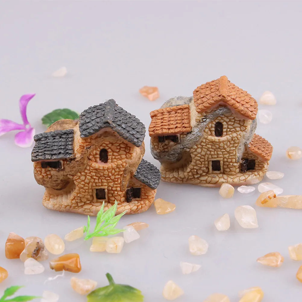 Resin Miniature Decor Micro-landscape Ornament Creative Craft Vivid