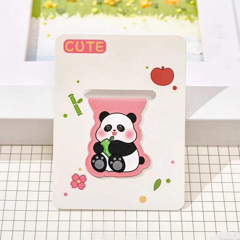 Cute Cartoon Panda Book Page Clips Kawaii Animal Bookmark Markers Zpaxo TM0286E