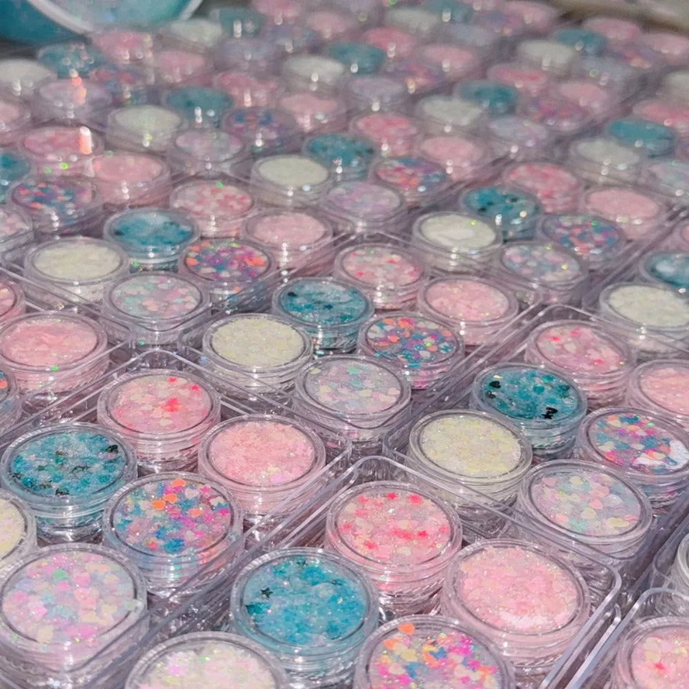 Sparkly Colorful Eye Glitter Gel Heart Star Moon Sequins Face Hair Zpaxo