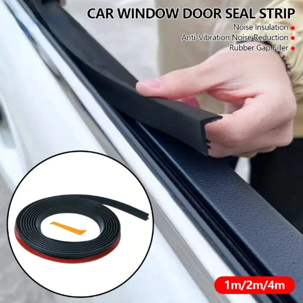 Rubber Material Car Sealing Strips Universal Fit Windproof Noise Zpaxo