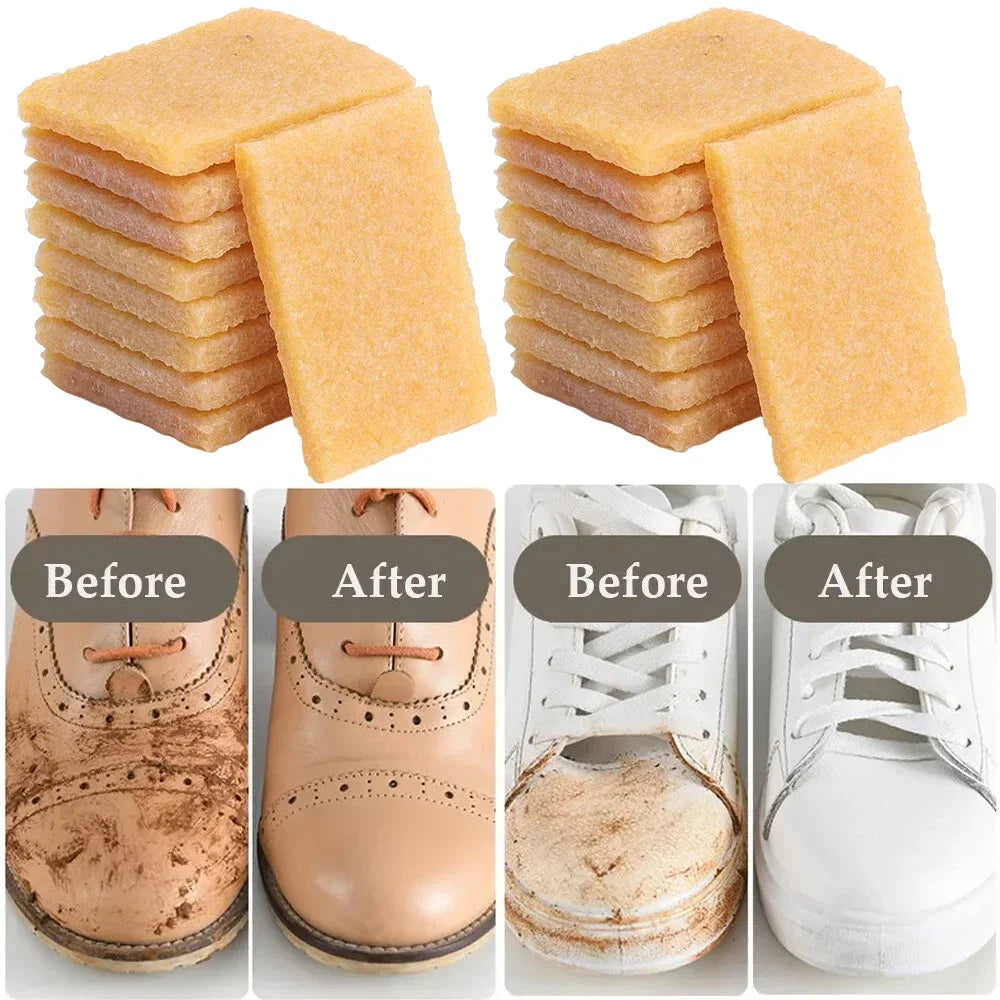 1 Leather Suede Cleaning Wipes Eraser Shoes Bags Quick Stain Removal