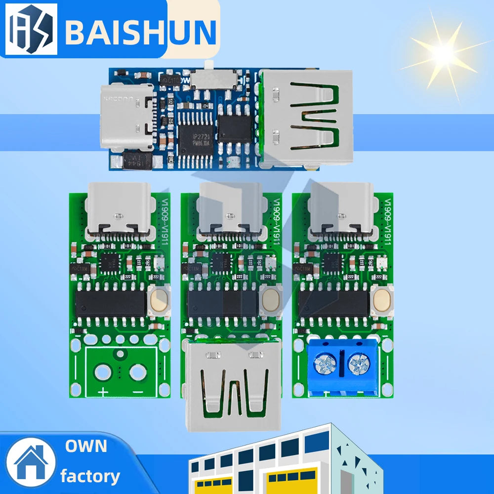 Type-c PD3 0 QC3 3A Charging Trigger Module 3 7V 4 2V Auto Protocol Zpaxo