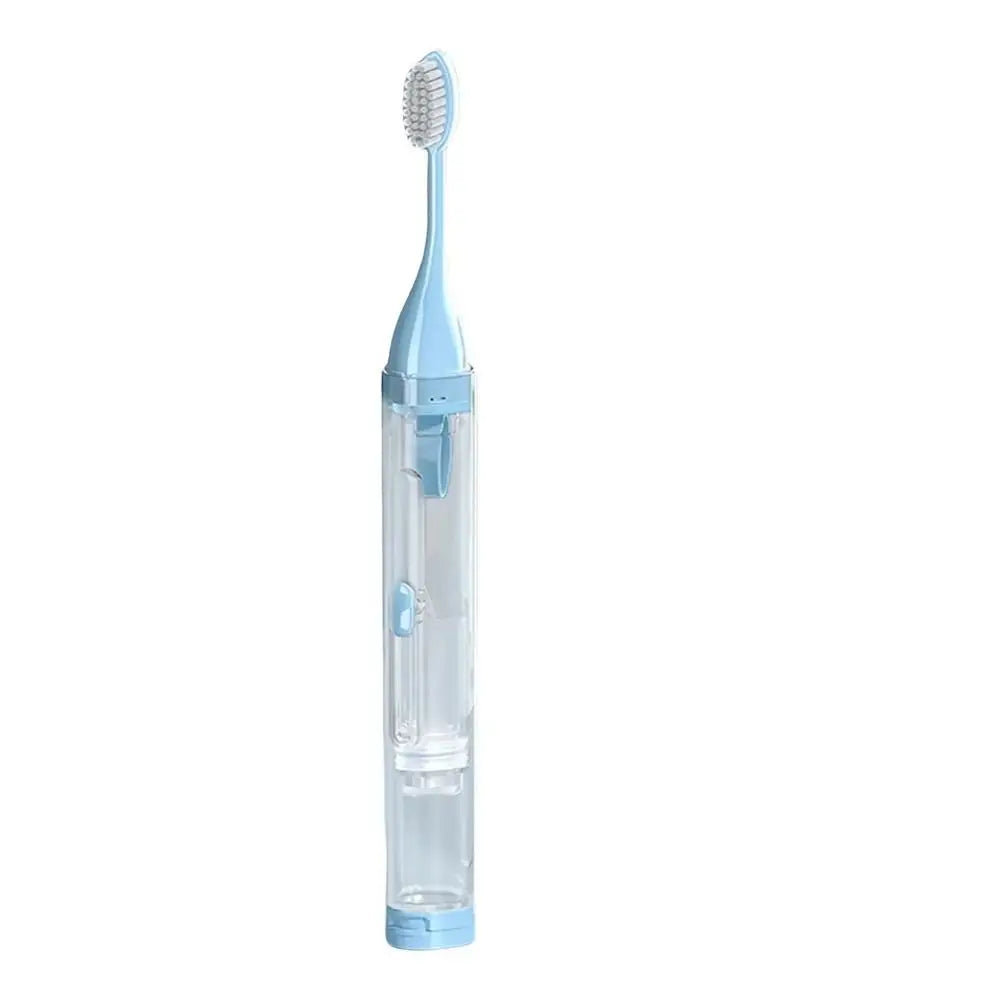Portable Folding Toothbrush Creative Health Soft Hold Toothpaste Zpaxo blue