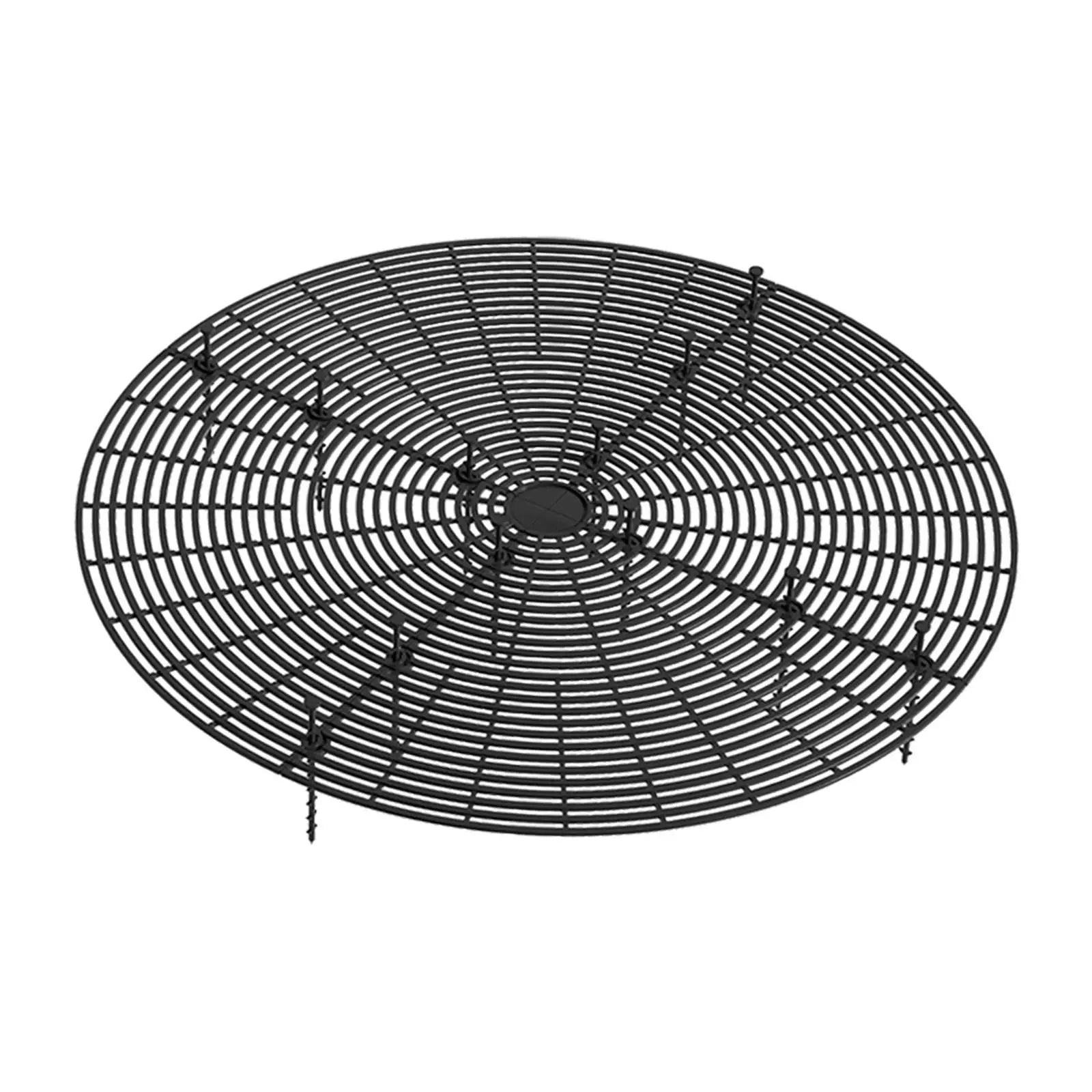 Plant Pot Grid Cuttable Flower Covers Plant Flower Protector Plant Pots Grid Protector Cover for Outdoor Gardening Indoor Zpaxo Black 52cm