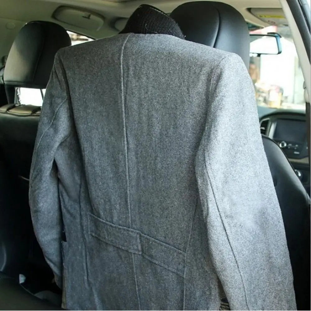 Universal Car Clothes Rack Stainless Steel Extendable Jacket Suit Coat Hanger Quick Installation Space-Saving Zpaxo