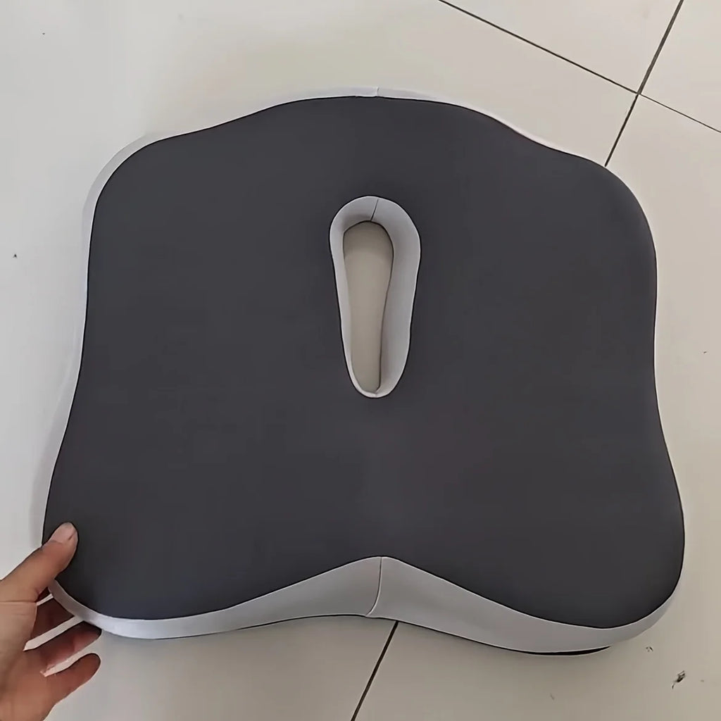 Memory Foam Seat Cushion Ergonomic Design Central Groove Suitable
