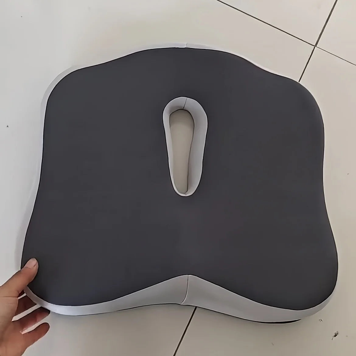 Memory Foam Seat Cushion Ergonomic Design Central Groove Suitable