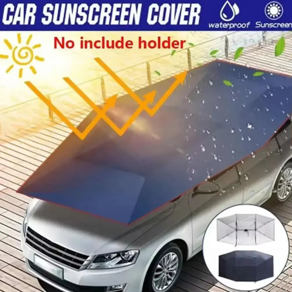 UV Protection Auto Retractable Car Cover Waterproof 4X2 1M Foldable Zpaxo