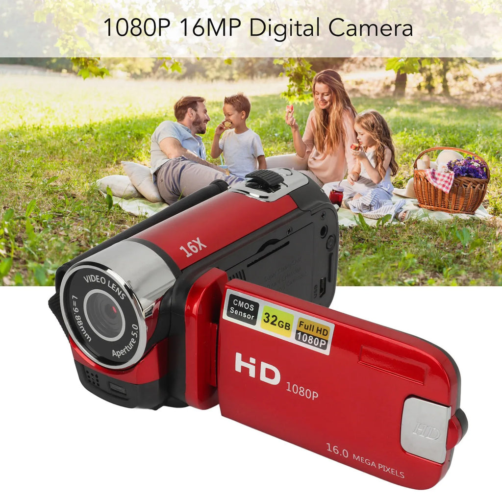 16MP Digital Camera Video Recorder USB Port Connection 1080P