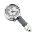 Metal Construction Tire Pressure Gauge High Precision Dual-Scale Dial Air Pressure Meter Mini Dial Mechanical Gauge Zpaxo Black