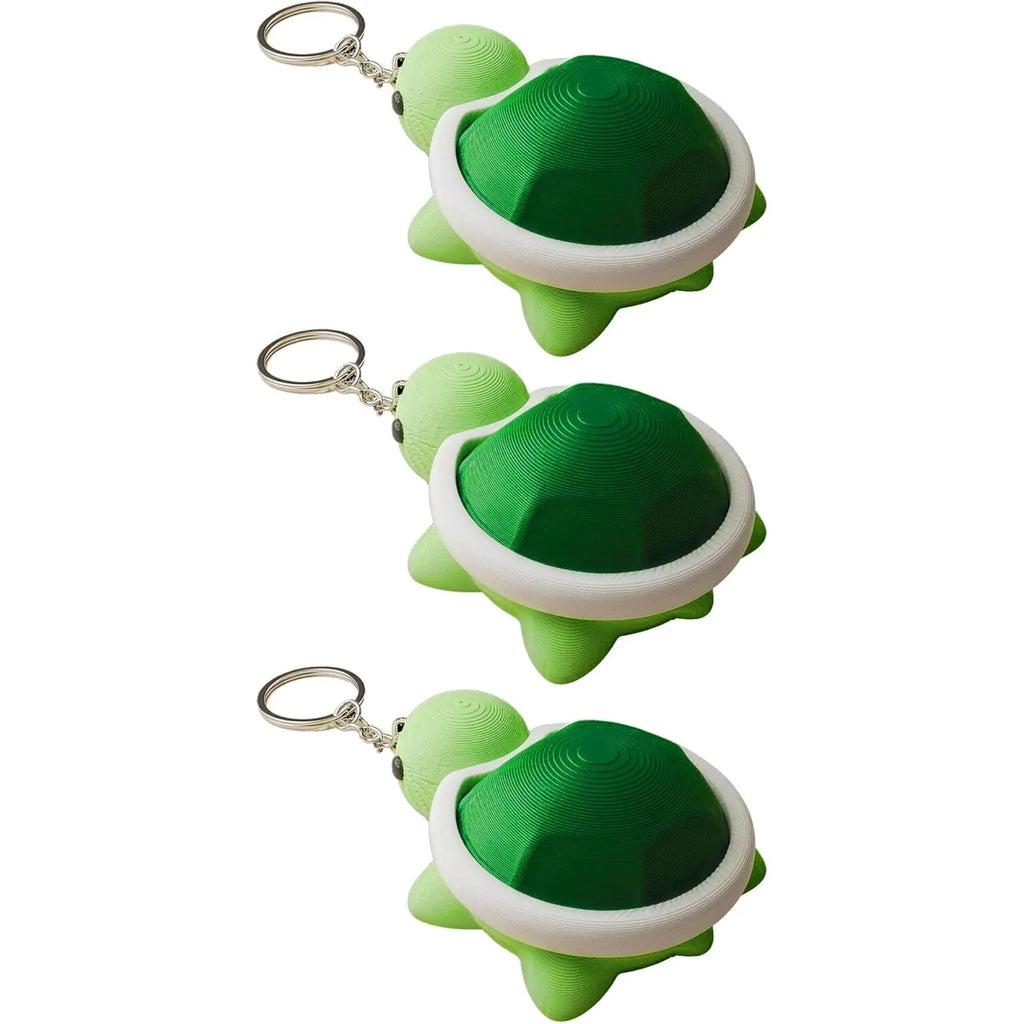 3D Printed Turtle Fidget Clicker Keychain Keyboard Adults Animal