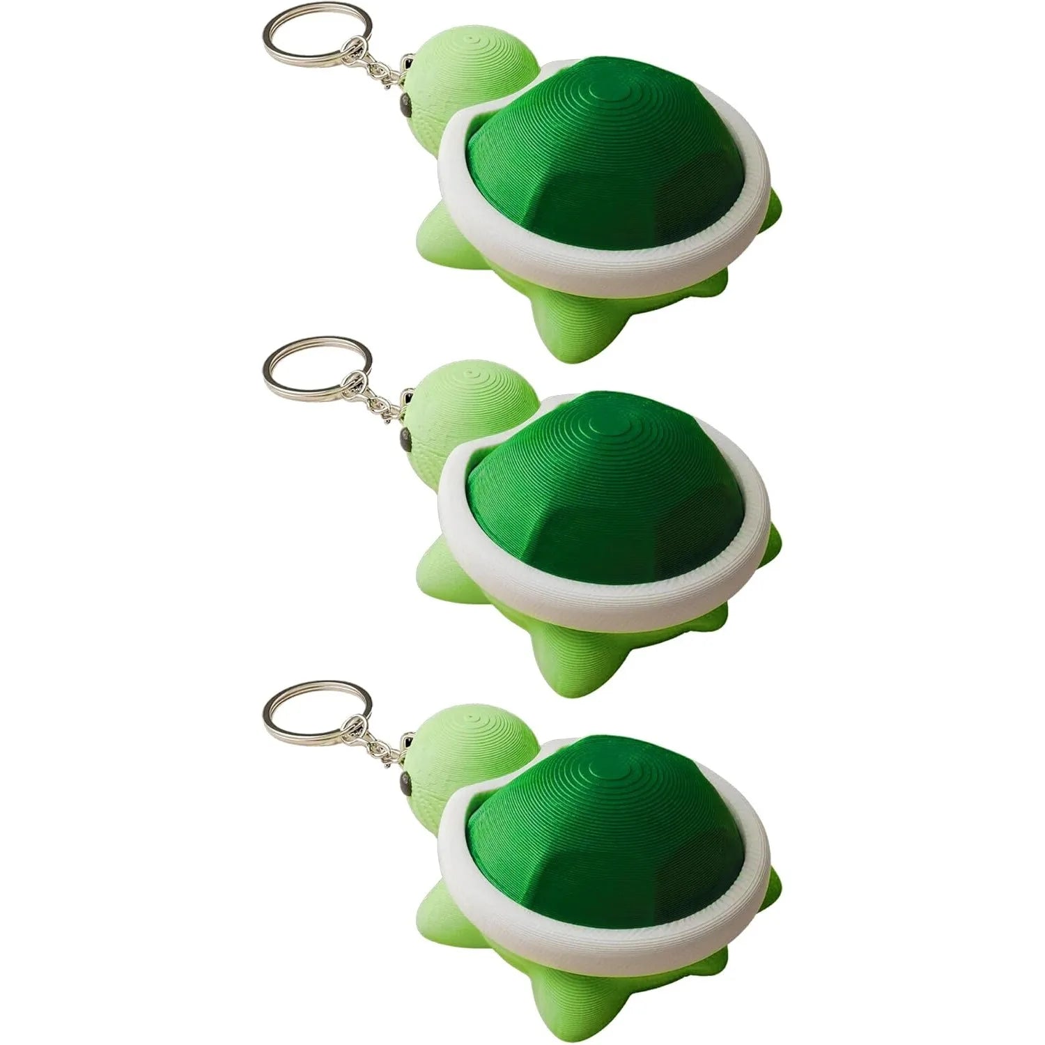 3D Printed Turtle Fidget Clicker Keychain Keyboard Adults Animal