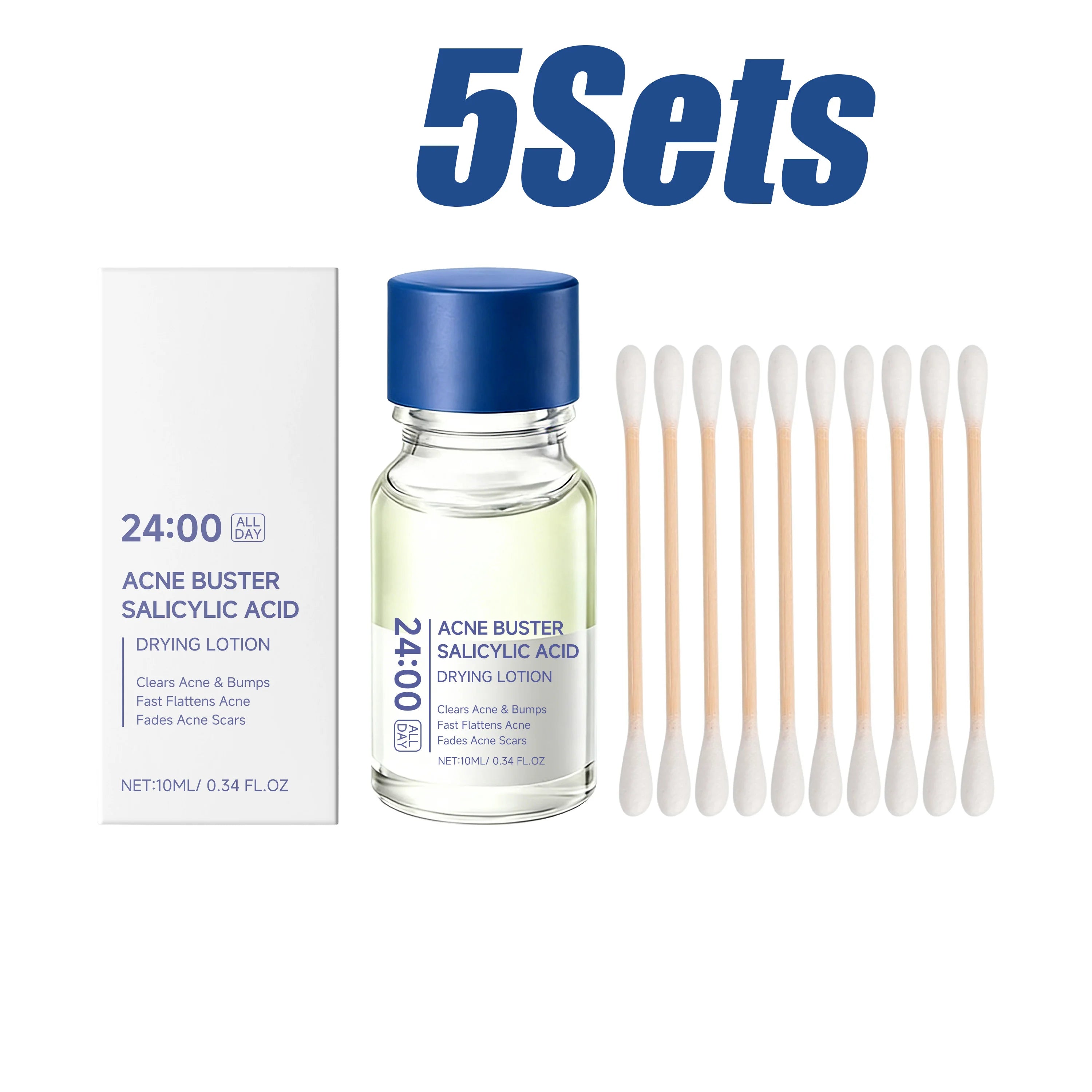 Hoygi Salicylic Acid Acne Serum – Blackhead & Pore Control Acne Spot Treatment Zpaxo 5sets