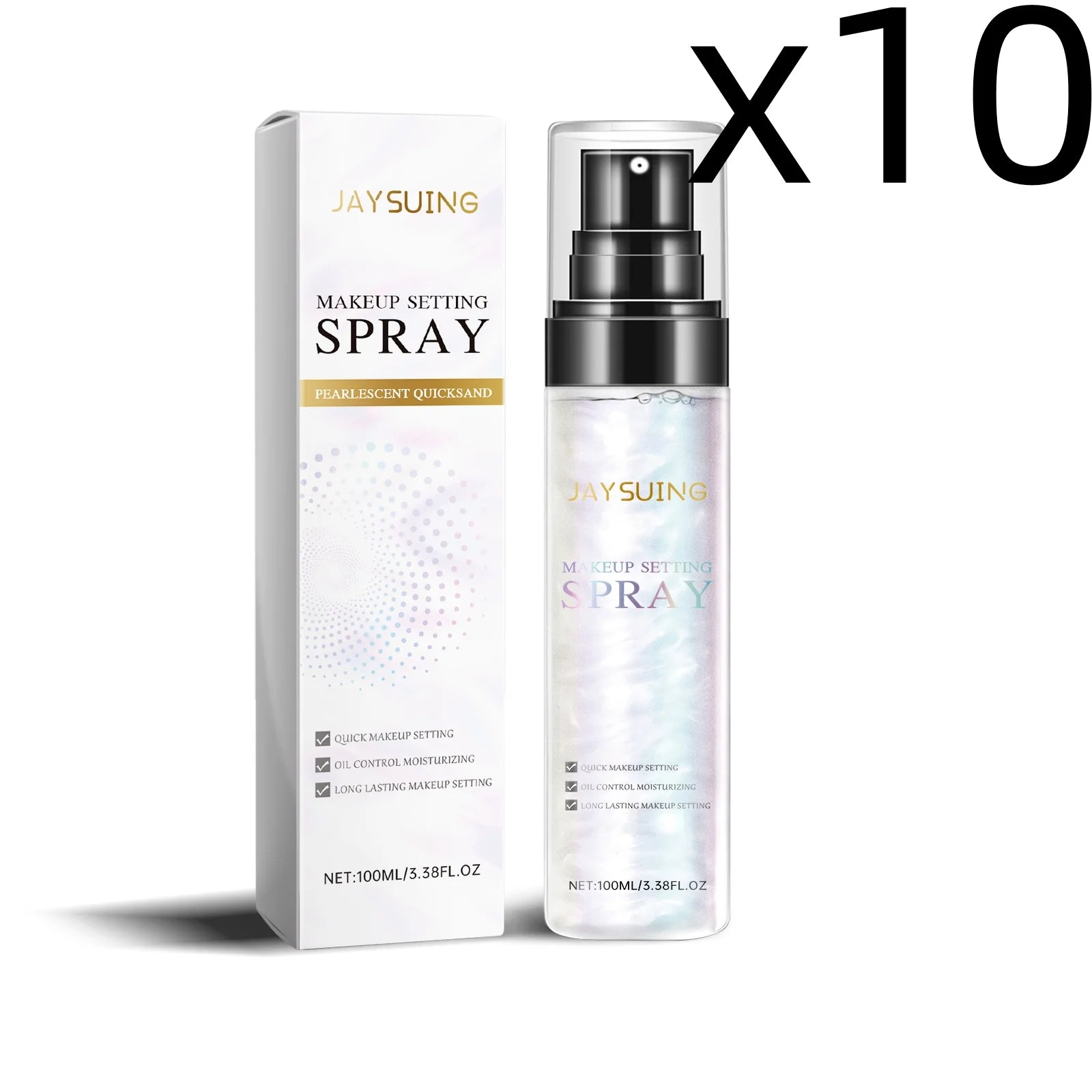 Jaysuing Makeup Setting Spray – Oil Control & Long-Last Hold Makeup Setting Spray Zpaxo 100ml Boxed X 10PCS