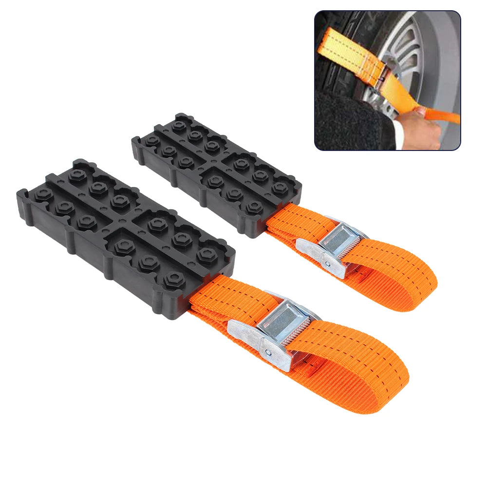 Emergency Snow Mud Sand Durable PU Anti-skid Ice Car Tire Traction