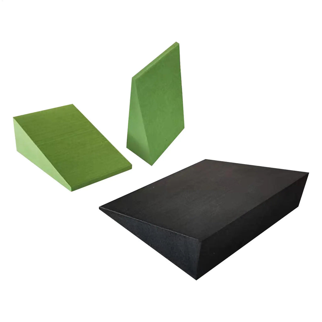 3Pcs Yoga Wedge Blocks EVA Foam Yoga Wedge Stretch Slant Boards Exercise Yoga Block Pilates Wedge Squats Fitness Accessories Zpaxo