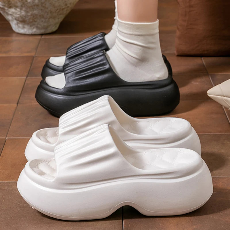 Thick Sole EVA Slippers Women Fashion Home Platform Summer Outwear