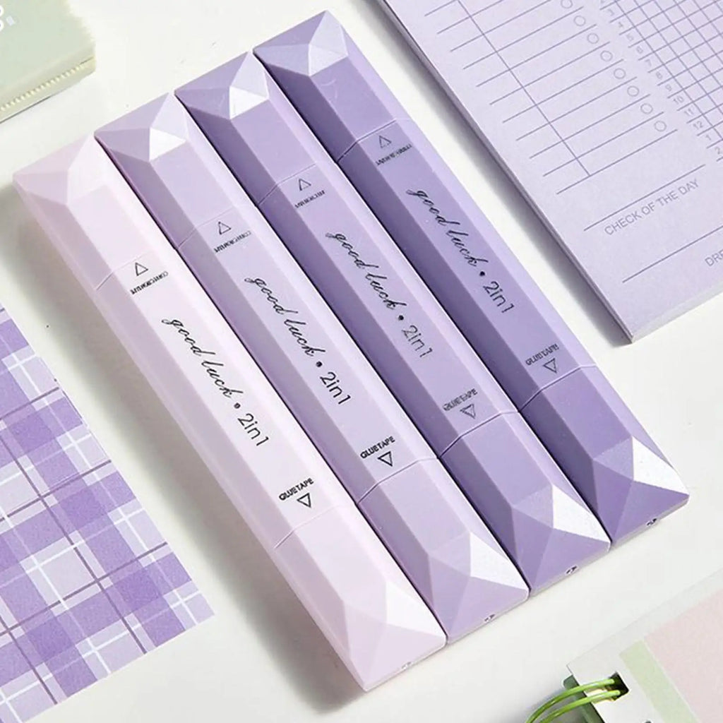 Double Sided Correction Tape Pen Glue Dispenser School Office