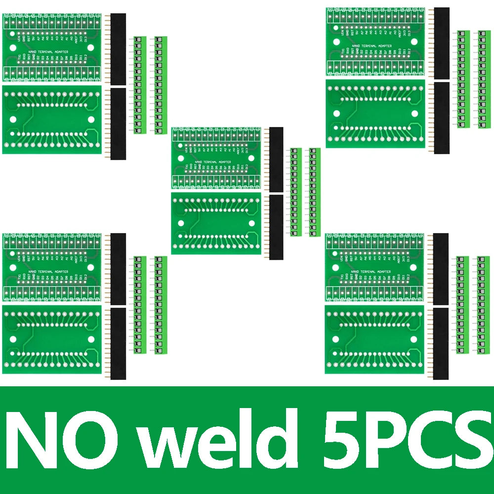 1 NANO V3 0 Controller Terminal Adapter Expansion Board IO Shield Zpaxo no weld 5PCS