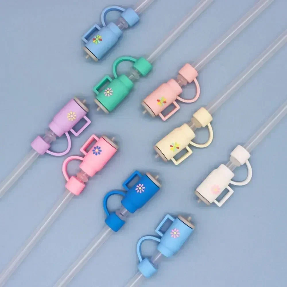 Silicone Straw Cover Caps 10mm – Fits Stanley Cup Straws Straw Tip Cover Zpaxo
