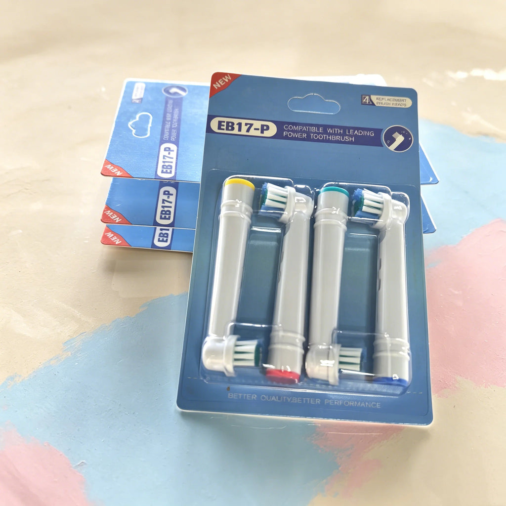 EB17P Wholesale 4/8/16pcs Set/lot Electric Toothbrush Head For Oral B PRO 6000 500 Sensitive Replacement Brush Heads D18 Zpaxo