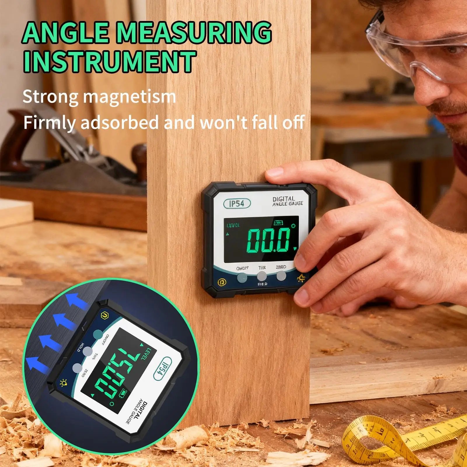 Digital Angle Meter Electronic Precision Measuring Protractor