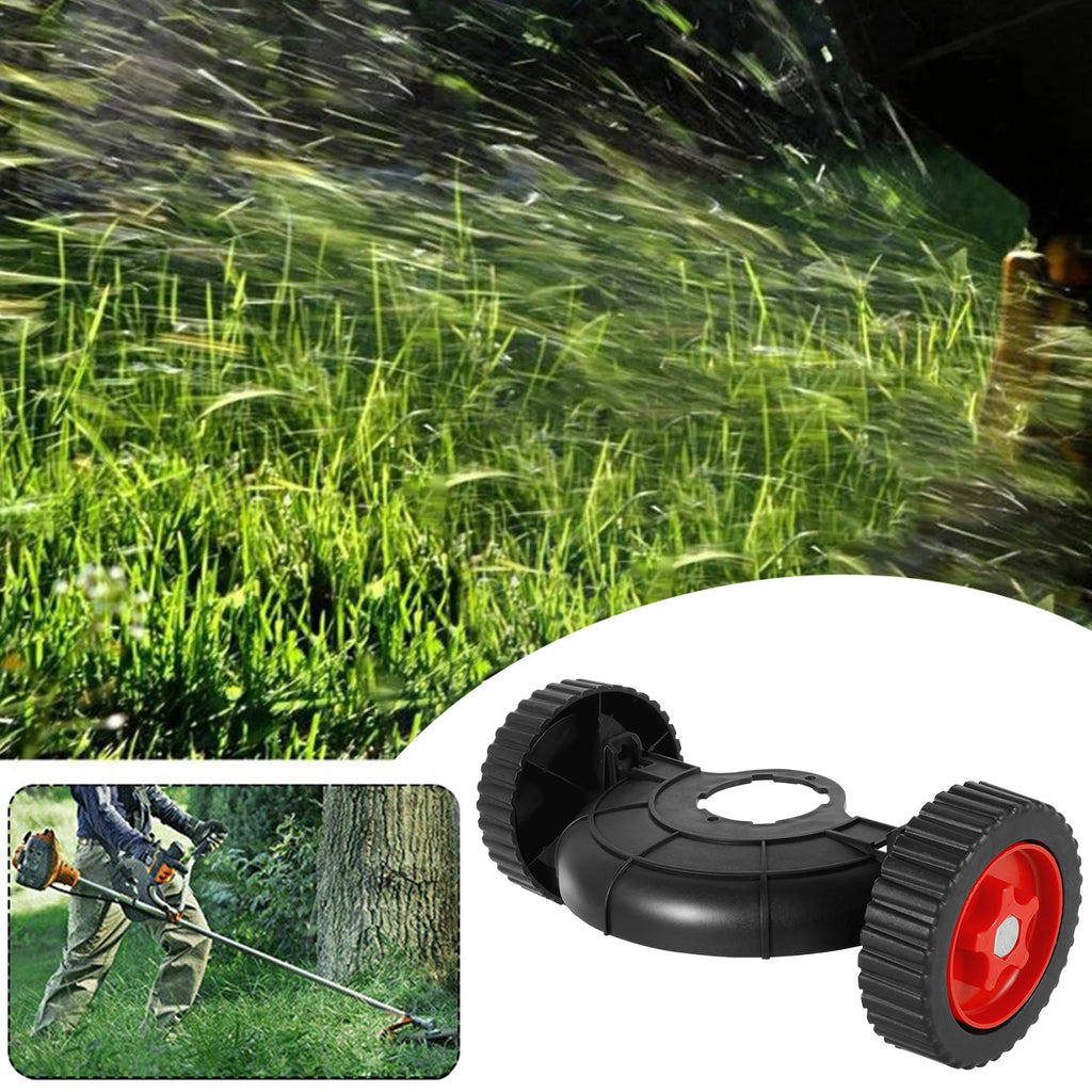 Lawn Mower Support Wheel Adjustable String Trimmer Wheel Attachment Portable Replacement Auxiliary Wheels for Grass Trimmer Cutt Zpaxo