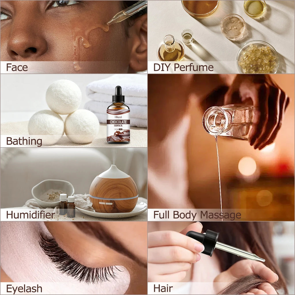 CHOCOLATE ESSENTIAL OIL Suitable Daily Care Various Skin Types Zpaxo