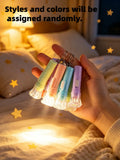 10 20 LED Flashlight Keychain Portable Plastic Key Ring Toy Will Be