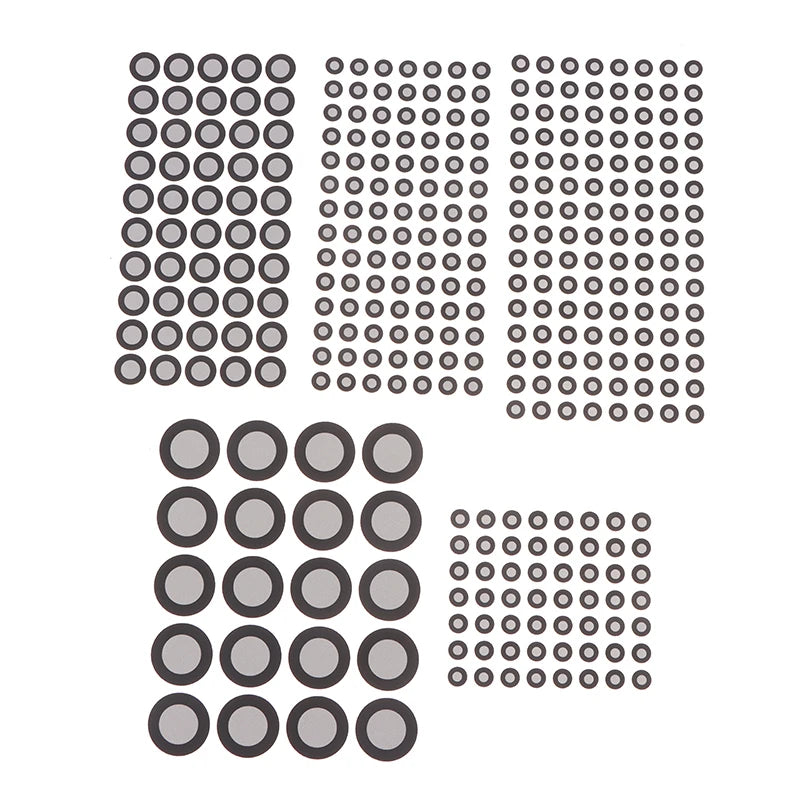 1 Sheet 3D Scanner Identification Points Reflective Markers Dot