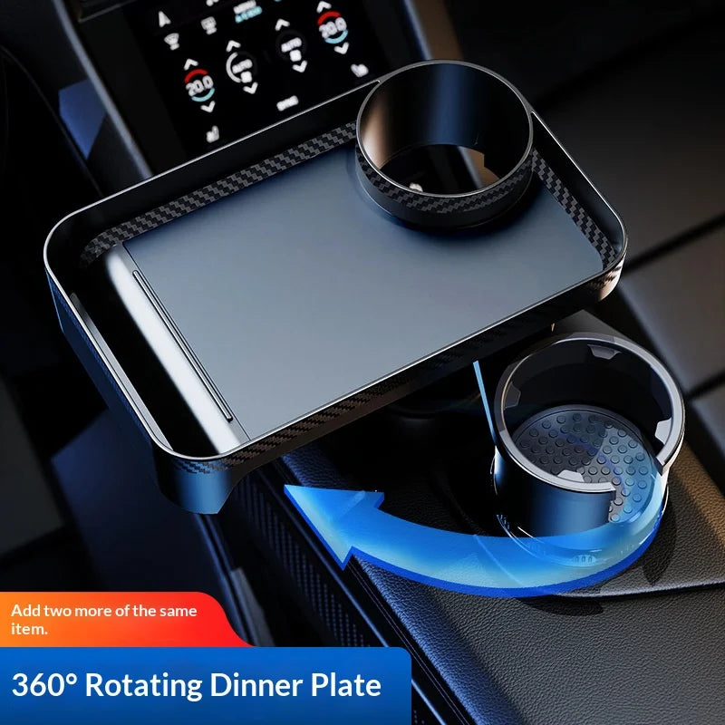 Premium Car Cup Holder Expander Multi-function Drink Food Table